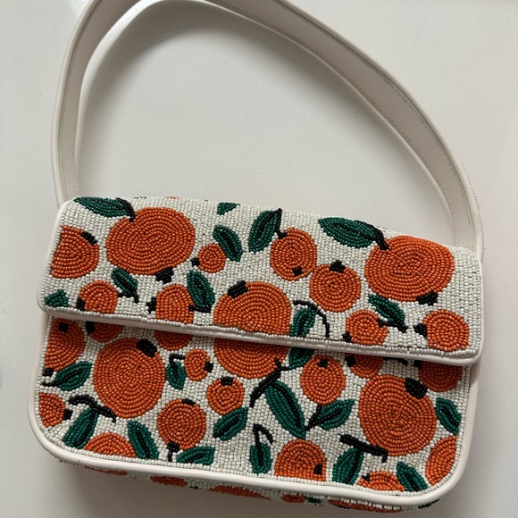 Staud Tommy Beaded Oranges Shoulder bag - Picture 4 of 8